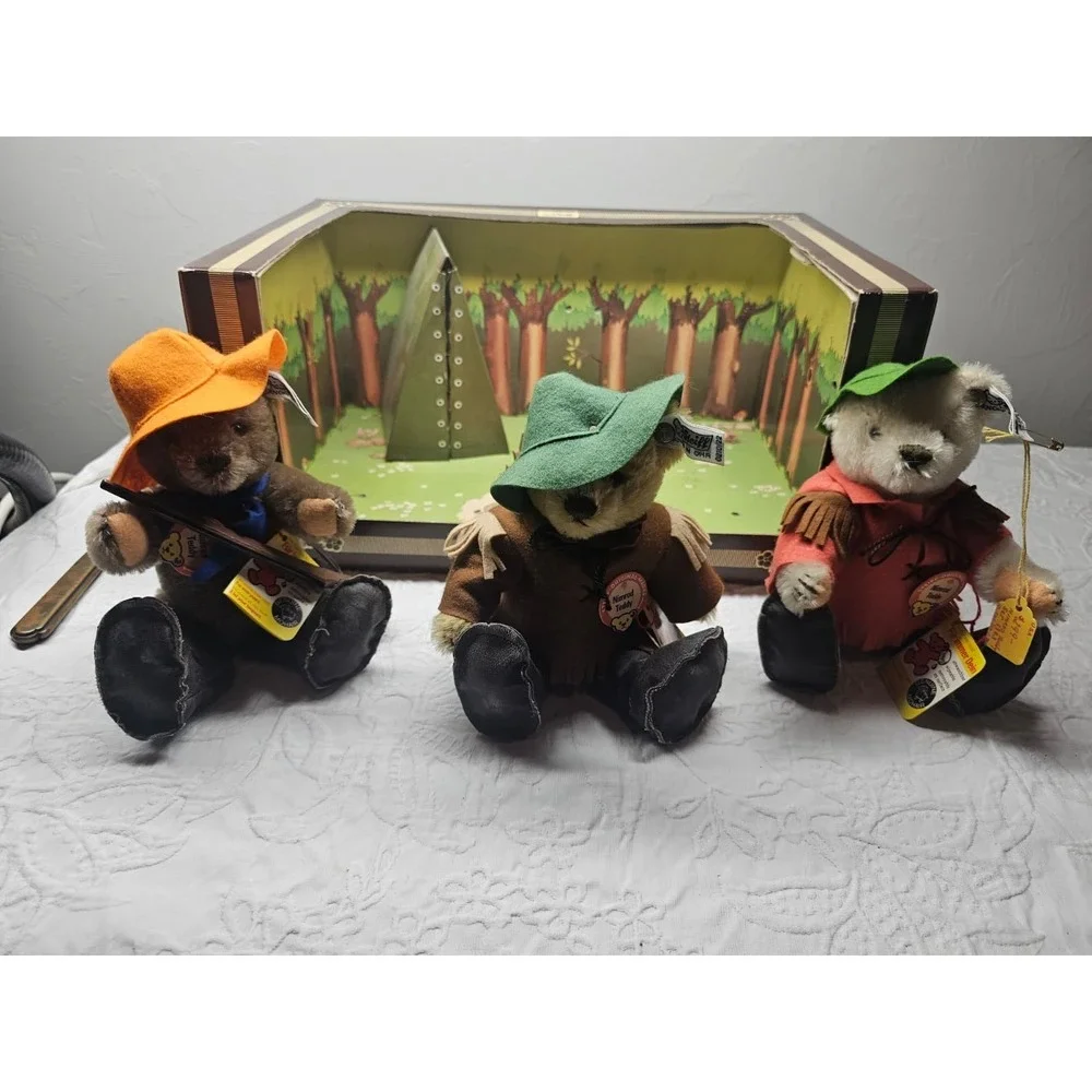 Steiff 1982 Campfire Limited Edition Set‎ #0210/22 ((Free Shipping))
